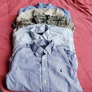 Boys Ralph Lauren 5 pack button down shirts